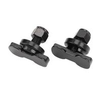 Tomantery Goujon de Voie Aérienne galvanisé, Raccord Fiable et sécurisé pour Lit de Camion, Remorque Boulonnée, Points D'ancrage, Ajustement Universel, 2 Pièces