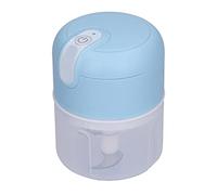 Tomantery Hachoir à Ail électrique, Mini Hachoir Portable et Rechargeable pour Viande Végétale, pour Voyage en Famille, Camping, Bleu, 4,5x3,7 Pouces