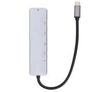 Tomantery Hub USB C 6 en 1 PD Charge Rapide 87 W Interface Multimédia Multifonctionnelle de Type C vers HD USB3.0 USBC RJ45 Répartiteur USB pour 2018 Labrador Retriever