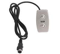 Tomantery Interrupteur électrique Inclinable, Prise USB, Charge Droite, 5 Broches, Contrôleur de canapé sans Lumière, pour Chambre à Coucher, Matériau ABS
