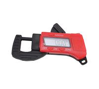 Tomantery Jauge D'épaisseur à Cadran Numérique, Mesureur D'épaisseur Manuel de Haute Précision pour Fil de Film de Papier, Testeur électronique 0-12,7 Mm pour Documents en Cuir de Bijoux