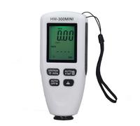 Tomantery Jauge D'épaisseur de Revêtement, Mesureur D'épaisseur de Peinture Numérique de Haute Précision, Plage 0-2000um pour Atelier de Fabrication Automobile (Blanche)