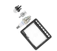 Tomantery Jeu D'ampoules D'amorce de Bougie D'allumage de Filtre à Air de Tronçonneuse pour Echo CS340 CS3000 CS-3450 CS-convient à L'entretien des Accessoires de Tronçonneuse