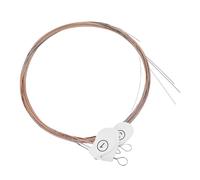 Tomantery Jeu de Cordes de Banjo en Alliage Antirouille pour Guitare à 4 | Cordes de banjo haute ténacité, tonalité vive, accordage stable, avec revêtement antirouille pour une résistance à