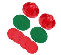 Tomantery Jeu de Rondelles de Poussée de Hockey sur Glace, Remplacement en | Accessoires de gardien de but, poussoirs et rondelles durables pour Tables de hockey sur glace Standard, remplacement de