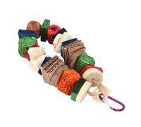 Tomantery Jouet à Mâcher pour Perroquets avec Un Design coloré pour Soulager L'ennui des Perroquets de Petite et Moyenne Taille, fabriqué à Partir de Matériaux Sûrs