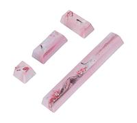 Tomantery Keycaps Space ESC Enter Numpad Enter PBT Haute durabilité Résistant à l'usure Couleurs Vives Clavier Mécanique Keycaps pour Les Amateurs de Bricolage