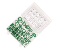 Tomantery Kit D'assortiment de Joints Toriques Universels, Anti-fuite, Portable, pour Appareils Ménagers, Robinet, Pompe, 375 Joints Toriques Verts