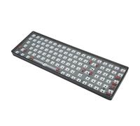 Tomantery Kit de Bricolage pour Clavier Mécanique Modulaire, Conception Durable pour la Maison et Le Bureau, sans Fil, Type C, Filaire, 100 Touches (Disposition à 96%), Matériau ABS (Noire)