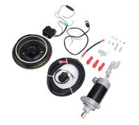 Tomantery Kit de Démarrage de Moteur Hors-bord Remplacement de Démarreur électrique Durable pour Moteur Hors-bord 4 Temps pour les Amateurs de Marine Aluminium, Fer, Plastique, Caoutchouc