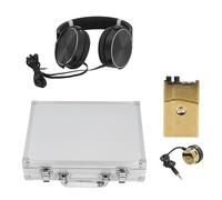 Tomantery Kit de Détecteur de Fuite d'eau, Haute sensibilité, qualité Sonore Claire, Outil de Détection de Pipeline Professionnel pour Plombiers en Acier Inoxydable