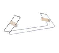 Tomantery Kit de Grand Métier à Tisser de Perles, Machine à Tisser de Perles Robuste en Acier Inoxydable pour Bracelets et étuis de Téléphone 29.5x6.8x9cm (dispositif de tissage de d'argent)