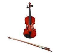 Tomantery Kit de Violon en Bois avec Pont de Caisse d'arc, Taille 1/2 51 | Kit de violon pour débutant, violon en bois sculpté à la main, étui pour violon portable, colophane incluse, pour la pratique
