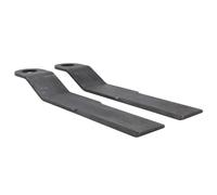 Tomantery Lame de Rechange en Acier AR400 Durable, Lame de Tondeuse de 2 3/8 Pouces pour Cat, Paquet de 2 de Tondeuse pour ASV, étui, Installation Facile