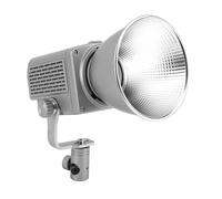 Tomantery Lampe Vidéo LED COB RVB Portable Durable pour Enregistrement Vidéo pour Photographie en Studio, Matériau en Alliage D'aluminium, Ventilateur Silencieux, 1 X Abat-Jour pour Lumière de