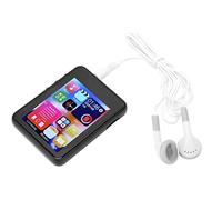 Tomantery Lecteur MP3 à écran Tactile HD 2,4 Pouces, Réduction du Bruit pour Les Amateurs de Musique, Portable en Métal X6 Argent, 4 Go + 256 Go de Mémoire pour Les Voyageurs (Noir)