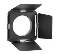 Tomantery Light Flash Laffer, Quatre Feuilles Reflétant Le Silencieux Compact, Contrôle de la Lumière Précis Réglable Pliable pour Le Portrait