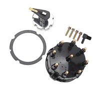 Tomantery MerCruiser V8 Thunderbolt Kit de Capuchon D'allumage pour Moteurs V8 5.0 5.7 7.4 8.2, Couvercle de Distributeur de Résistance à la Fissuration Thermique, Remplacement Parfait pour le Début