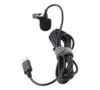 Tomantery Microphone Lavalier, Réduction du Bruit de Microphone LAAPA Très Sensible Efficace Évitez Les Interférences pour la Classe en Ligne