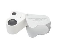 Tomantery Microscope de Poche éclairé par LED, Imagerie Haute Définition pour Circuits de Plantes, Pièces de Monnaie, Mini Corps, Loupe 60X 30X pour Adultes et Enfants, Alliage D'aluminium ABS