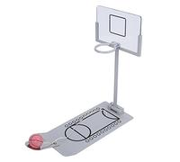 Tomantery Mini Jeu de Basket-Ball Pliable, Ensembles de Basket-Ball de Bureau pour la Détente au Bureau et à la Maison, avec Cadre en Métal et Corde pour éviter Que la Balle Ne Manque