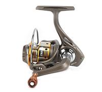 Tomantery Mini Moulinet Spinning Portable Tout en Métal, Roulement 13 + 1BB, Accessoire de Pêche en Rivière/lac (Mini150)