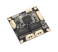 Tomantery Module de Commutation Ethernet Auto-adaptatif 100 M avec Négociation Automatique pour L'installation D'un Réseau Domestique, Carte de Module de Commutation à 4 Ports pour un Dépannage Simple