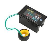 Tomantery Moniteur de Courant Alternatif, Wattmètre de Tension Numérique LCD de Haute Précision, pour Usage Domestique et de Bureau (AC40-300 V 0,00-110,0 A)