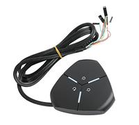 Tomantery Ordinateur de Bureau Interrupteur D'alimentation Double Bouton Longue Durée de Vie Facile à Utiliser pour les Ordinateurs de Bureau Portable Petit Matériau Léger ABS (2 USB)