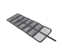 Tomantery Organisateur de Sac de Leurre de Pêche en PVC Imperméable Transparent pour Les Pêcheurs, Housse D'hameçon de Pêche Multi-Poches pour Une Récupération Facile, adapté aux Amateurs de (Noire)