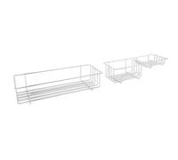 Tomantery Organisateur Mural de Salle de Bain, 2 Pièces Space Set Multifonction Économies Rubpeggio Design Mimal Lisse Wcheff Très Très Montro Montro pour l'hôtel
