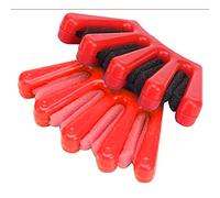 Tomantery Outil de Coiffure Durable Twist Braid Maker en Rouge et Bleu, Lisse avec une Excellente Brillance, éponge de Haute qualité pour un Coiffage Facile, Parfait pour Différents Styles de (Rouge)