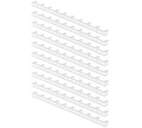 Tomantery Outil D'espacement de Cadre de Ruche 10 Pièces équipement Apicole Haute Résistance pour Apiculteurs en Plastique comme indiqué sur L'image 36,7x2,4x1,5 Cm pour Bande de Cadre de Ruche