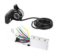 Tomantery Panneau D'affichage LCD de Contrôleur électrique sans Balais pour Moteur sans Balais de Vélo électrique, Installation Facile étanche à la Pluie, pour Vélo, 350 W 24 V-60 V (48V)