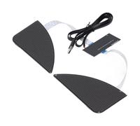 Tomantery Panneau LED Programmable en Forme D'oeil Ultra Lumineux, pour Contrôle par Application de Voiture, Panneaux Numériques Flexibles Défilants pour Toute Foule