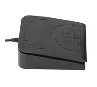 Tomantery Pédale de Commutation au Pied USB Contrôleur à Pédale Unique Ergonomique pour les Paramètres de Touche de Transcription de Jeu pour le Zoom du Photomaton D'instrument Matériau ABS Gris