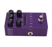 Tomantery Pédale d'Effet de Guitare, Pédale à Effet Unique Violette avec | Pédale d\'effet réglable, 7 voix classiques, paramètres sauvegardés, DC 9V, pour guitare électrique