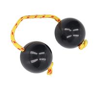 Tomantery Percussion Rythmique Double Gourde Hochet Shaker Africain | Boules de sable du bout des doigts, shaker à main avec son net, shaker à œufs musical pour groupe, percussion légère pour