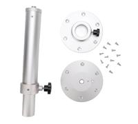 Tomantery Pied de Table Réglable pour Camping-Car, Socle Détachable en Aluminium Robuste pour Bateaux et Yachts de 17,7 à 27,5 Pouces