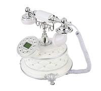 Tomantery Plaque de Téléphone Rétro Vintage, Cadran Rotatif, Antique, qualité D'appel Claire, Fonction de Recomposition, pour la Décoration du Bureau et de la Maison