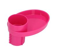 Tomantery Plateau de Collation de Siège de Voiture, Plaque Porte-gobelet Portable et Durable pour Les Voyages des Tout-Petits en Plastique 4,33 Pouces pour Les Sorties en Famille (Rose)