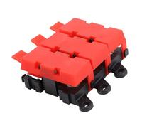 Tomantery Porte-fusible MIDI AMI à 3 Voies, Module de Distribution D'énergie Durable avec Fusibles Pré-installés pour Moteurs de Voitures, Systèmes Solaires, Caoutchouc, Acier Inoxydable ABS