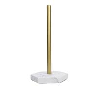 Tomantery Porte-serviettes en Papier Marbre doré, Support en Acier Inoxydable pour Cuisine, Salle de Bains, Comptoir Permettant de Gagner de L'espace, Design élégant pour la Maison