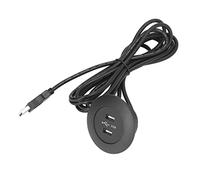 Tomantery Prise de Chargement USB pour canapé, Protection Efficace des Circuits, Installation Encastrée pour la Maison, Tension Universelle pour Toutes les Marques de Téléphones (Noir)