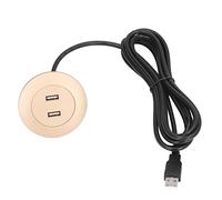 Tomantery Prise de Chargement USB pour canapé, Protection Efficace des Circuits, Installation Encastrée pour la Maison, Tension Universelle pour Toutes les Marques de Téléphones (Or)