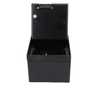 Tomantery Prise de Sol Encastrée en Acier Inoxydable avec Panneau PC Flexible et Solide pour une Connexion Stable, pour Bureau à Domicile, Hôtel, école, Noir