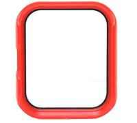 Tomantery Protecteur D'écran de Montre en Verre trempé de qualité Supérieure, Couverture Complète pour Pro, Haute Définition, Ultra Fin, Installation Facile, 1 unité (Rouge)
