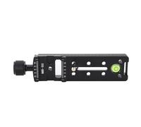 Tomantery Rail de Caméra Coulissant Nodal en Alliage D'aluminium Robuste, Niveau à Bulle intégré pour Tête Sphérique Arca, Photographie Panoramique, Pince de 150mm