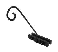 Tomantery Rail de Crochet de Terrasse, Support Vertical Robuste pour Mangeoires à Oiseaux ou Paniers de Fleurs, Installation Facile pour Cintre de Plantes de Balustrade de Terrasse, Matériau en Fer,