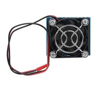 Tomantery Refroidisseur de Dissipateur de Chaleur de Voiture RC de 36 Mm de Diamètre avec Ailette Thermique de Ventilateur pour Moteur 1/10 540/3650/3660/3670, Alliage D'aluminium/violet, (Bleue)